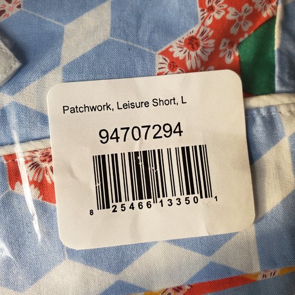 ban.do Retired Patchwork Leisure Shorts Large NWT - Picture 4 of 4